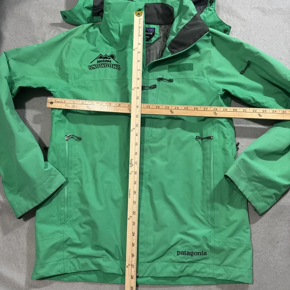 Patagonia Mens Jacket Front Country Small Green Gore Tex Rare - Picture 7 of 9